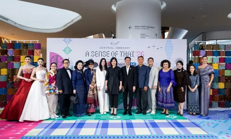 เซ็นทรัล เอ็มบาสซี ผนึกกระทรวงวัฒนธรรม และชมรมสยามพัสตราภรณ์ เปิดงาน “A SENSE OF THAI 2026: ROOTED IN HERITAGE” A Textile through time เชิดชูมรดกผ้าไทยสู่มิติร่วมสมัยระดับสากล ต้อนรับสงกรานต์