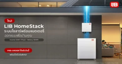 EnergyLIB เปิดตัว “LIB HomeStack” ระบบโซลาร์พร้อมแบตเตอรี่ ออกแบบเพื่อบ้านโดยเฉพาะ พร้อมรองรับมาตรการลดหย่อนภาษี เปิดพรีออเดอร์แล้ววันนี้