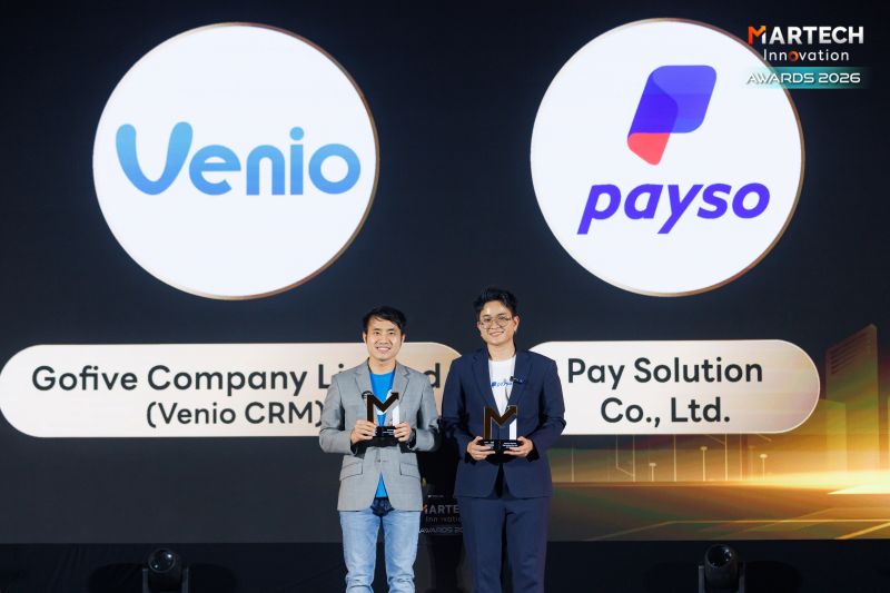 Venio ยกระดับ CRM ไทย คว้ารางวัลจากเวที MarTech Innovation Awards 2026