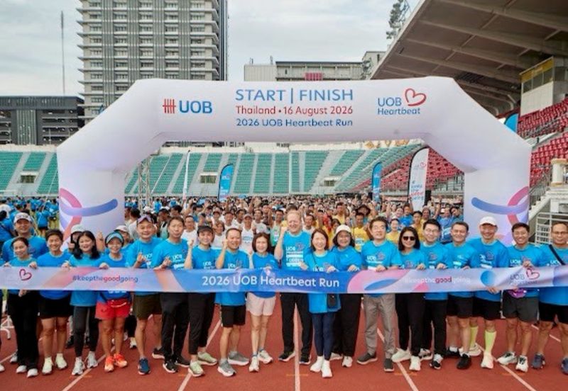 “2026 UOB Heartbeat Run” ยูโอบี ประเทศไทย รวมพลังวิ่ง ต่อยอดห้องเรียนดิจิทัลสู่โรงเรียนพื้นที่ห่างไกล