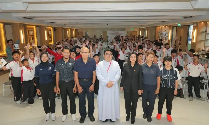 สสส. ต่อยอดโมเดล “สามเหลี่ยมสมดุล” กินดี-วิ่งเล่น-นอนพอ เดินหน้าปั้น “โรงเรียนต้นแบบ“ วางรากฐานเด็กไทยเติบโตสมวัย สุขภาวะดีครบทุกมิติ