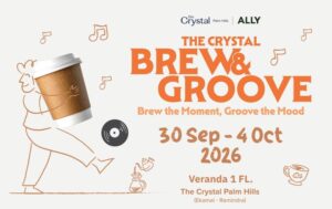 กลิ่นกาแฟหอมกรุ่น ผสานจังหวะดนตรีสุดกรูฟ “The Crystal Brew & Groove” บุกปาล์มฮิลส์ 5 วันเต็ม 30 ก.ย. – 4 ต.ค. นี้