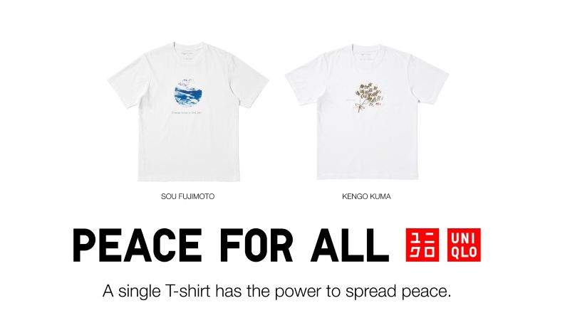 ยูนิโคล่ เปิดตัวเสื้อยืดการกุศล PEACE FOR ALL 2 ลายใหม่ วางจำหน่าย 17 กันยายนนี้